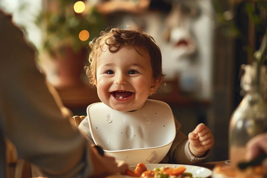 Non-toxic silicone baby dishes